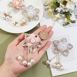 4 шт. 2-х цветные хрустальные стразы украшения аксессуары DIY-AR0002-32