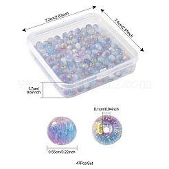 141шт кошачий глаз бусины CE-FS0001-03B