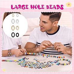 240 шт. 8 стильных непрозрачных акриловых соединительных кольца OACR-WR0001-03