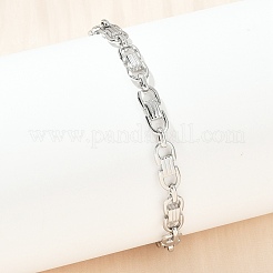 Браслеты-цепочки из нержавеющей стали 304 для женщин и мужчин&nbsp;BJEW-Z143-28P