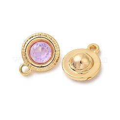 Латунь стекло амулеты KK-P340-11G-02