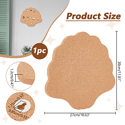 Настенная брошь в форме ракушки&nbsp;AJEW-WH0433-01B