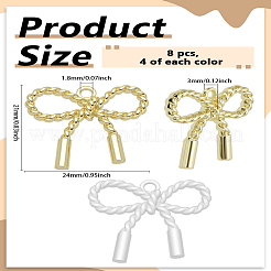 Подвески из сплава 8шт 2 цветов&nbsp;FIND-LP0005-51