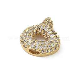 Colgante micropavé cubic zirconia de latón&nbsp;KK-A300-02G-A