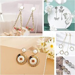 Фурнитура для сережек-гвоздиков из нержавеющей стали 304 STAS-UN0018-20P