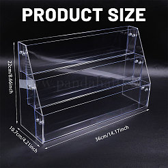 3-stöckige Acryl-Display-Riser-Ständer&nbsp;ODIS-WH0043-228A