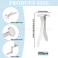 200 шт. плоские круглые железные гвозди&nbsp;IFIN-CP0002-94P