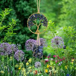 1 шт. проволочные чипсы из натурального лазурита HJEW-SZ0001-27G