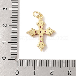 Стойки обшивки латунь микро проложить Циркон подвеску KK-Z047-08G-02-RS