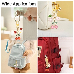 Подвесные украшения из сплава эмали&nbsp;HJEW-YW00280-01