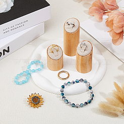 3 шт. 3 размера деревянные подставки для колец и ювелирных изделий&nbsp;RDIS-WH0011-36A-02