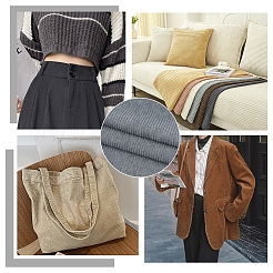 Вельветовая ткань в рубчик с переплетением DIY-WH0002-68C