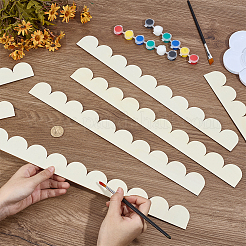 Autocollant en bois pour panneau de chambre de bébé&nbsp;AJEW-GF0013-87