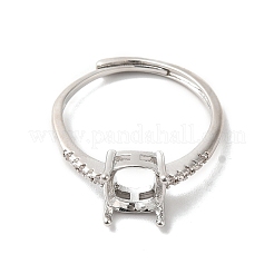 Регулируемые литые сеттинги площадку кольцо KK-C022-01A-P