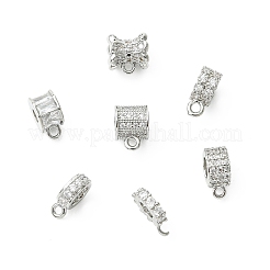 7 pièce 7 styles de bélières en laiton micro pavées en zircone cubique&nbsp;KK-CJ0004-47P
