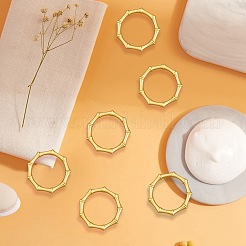 6 шт. Кольца для салфеток из сплава&nbsp;AJEW-CP0009-05G