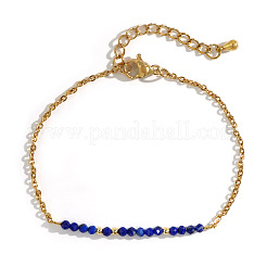 Браслеты из натуральных бусин лазурита&nbsp;AL8612-6