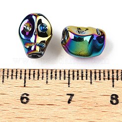 Стеклянные бусины с гальваническим покрытием &nbsp;EGLA-T021-09M