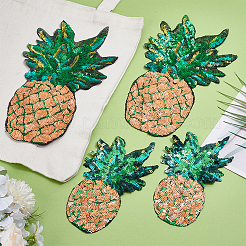 4 stücke 2 arten computerisierte stickerei polyester ornament zubehör&nbsp;DIY-PH0030-20