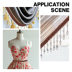 Отделочная лента из полиэстерового кружева «сороконожки» OCOR-WH0100-80A-07