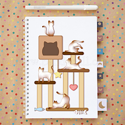 Углеродистая сталь разрезает трафареты DIY-WH0309-1424