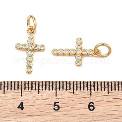 Colgantes Shegrace de latón con microengaste de circonitas cúbicas transparentes&nbsp;XGRQ1U353-377G
