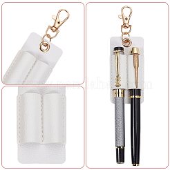 4 colgante rectangular de cuero sintético.&nbsp;HJEW-GF0001-78B