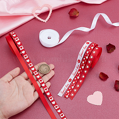 6 рулон 6-х цветной полиэстеровой ленты с принтом ко Дню святого Валентина OCOR-PH0004-23