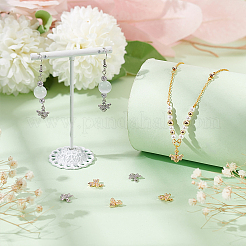 8 шт. 2 цвета латунные микро проложить прозрачные кубические циркониевые подвески KK-BC0010-04