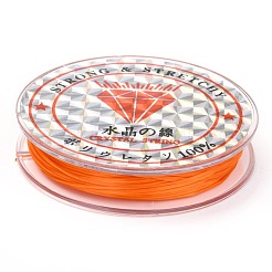 強い伸縮性のあるビーディング弾性糸  フラット弾性クリスタルストリング  サンゴ  0.8mm  約10.93ヤード（10m）/ロール&nbsp;EW-N002-36