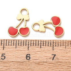 304 Edelstahl-Emaille-Anhänger&nbsp;SA-CBAAA8B-06G