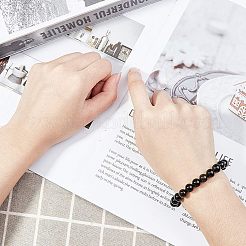 Естественный золотистый отлив обсидиан бисер пряди G-OC0001-06