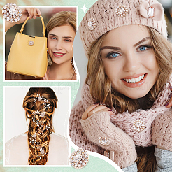 Кабошоны из сплава со стразами&nbsp;ALRI-GA0001-09KCG