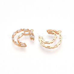 Латунные микро проложить кубического циркония подвески&nbsp;ZIRC-T016-10