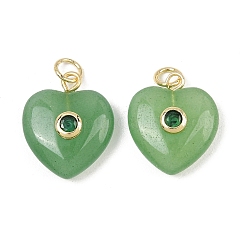 Pendentifs en aventurine vert naturel&nbsp;GG-CBA4154-05G-01
