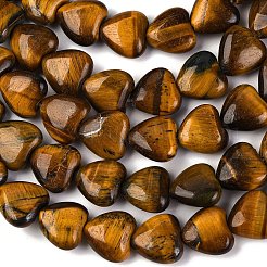 Природных тигровый глаз бисер нитей G-B022-05