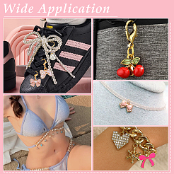 24 шт. подвески для обуви из сплава&nbsp;HJEW-PH02250