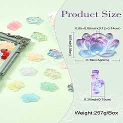 100 шт. набор стеклянных бусин для выпечки и лампворк GLAA-CJ0002-68