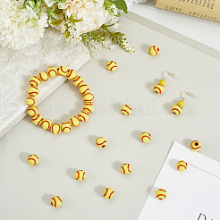 200 шт. непрозрачные акриловые круглые бусины MACR-SP0001-89B