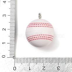 Pendentifs en résine à thème sportif&nbsp;RESI-I063-01E