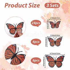 3 Set PVC-Aufkleber&nbsp;DIY-CN0003-90