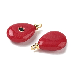 Крашеные натуральный белый нефрит подвески&nbsp;G-H328-01G-C03