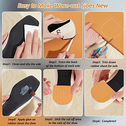 Ремонт обуви замена каблука синтетической резины&nbsp;AJEW-WH0473-61A