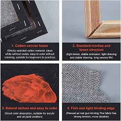 Холст деревянный грунтованный каркас DIY-NB0003-50