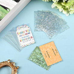 2 пакет 2 стиля прямоугольные лазерные прозрачные пластиковые упаковочные пакеты ABAG-SP0001-46A