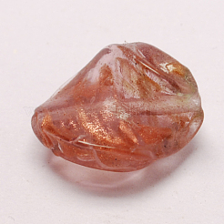 Бусины ручной работы бусины золотого песка LAMP-S029-28x18mm-M