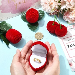 1 шт. подарочные коробки для колец в форме вишни ко Дню святого Валентина VBOX-YW0001-01