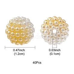 Nachahmung Perlenacrylperlen&nbsp;OACR-FS0001-42F
