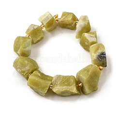 Сырой грубый натуральный лимонный нефрит бусины пряди G-Z087-B23