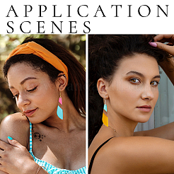 20шт 10 цвета смолы и орехового дерева большие подвески RESI-TA0001-71